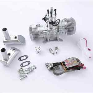 เครื่องยนต์เบนซิน RCGF STINGER 70CC TWIN Cycle Brushless ลูกสูบโลหะ สำหรับเครื่องบินบังคับวิทยุแบบปีกตรึง รุ่น 2210/2308/2310/2408 - Product Image 2