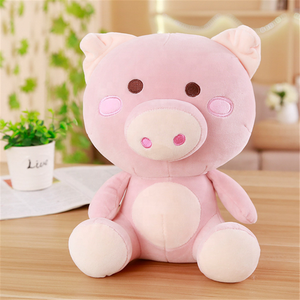 Đáng yêu màu xanh màu vàng hồng lợn mềm nhồi 30cm lợn đồ chơi sang trọng cho trẻ em nhẹ nhàng búp bê dễ thương lợn búp bê - Product Image 2