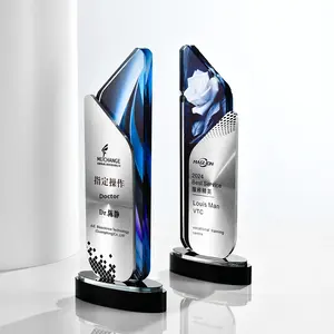 स्पोर्ट्स टूर्नामेंट के लिए व्यक्तिगत क्रिस्टल ट्रॉफी | कॉर्पोरेट वार्षिक पुरस्कार | कस्टम उत्कीर्णन | कंपनी उपहार - Product Image 2