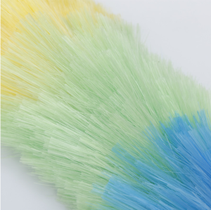Plumero suspensible <span class=keywords><strong>de</strong></span> lana <span class=keywords><strong>de</strong></span> cordero esponjoso electrostático <span class=keywords><strong>de</strong></span> arcoíris PP utilizado para la limpieza <span class=keywords><strong>de</strong></span> la cama del hogar - Product Image 2