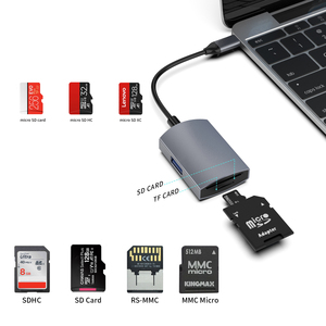 1 <span class=keywords><strong>SD</strong></span> 480 Mbps 1 TF 480 Mbps 1 USB-A 3.0 5 Gbps đầu đọc thẻ truyền dữ liệu Loại C Đầu đọc thẻ - Product Image 3