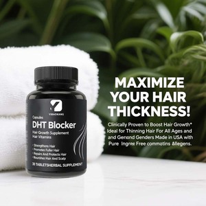 Suplemen pertumbuhan rambut memperkuat vitamin rambut reparasi Fuller DHT pemblokir kapsul vitamin rambut - Product Image 4