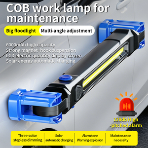 Lampe LED magnétique portative pour réparation automobile 360° °   Lampe d'inspection d'urgence pliable pour voiture avec crochet, lampe de travail - Product Image 1