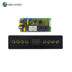 Placas de circuito controlador digital PCBA para forno elétrico com 8 botões de toque