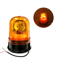 Lampu Rotator Peringatan Keselamatan Langsung dari Pabrik, Lampu Rotator Halogen 12v 24v untuk Traktor Truk Pertanian