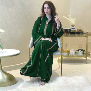 <span class=keywords><strong>Vestido</strong></span> musulmán <span class=keywords><strong>tradicional</strong></span> suave Ropa islámica Dubai Abaya <span class=keywords><strong>Vestido</strong></span> árabe - Product Image 5