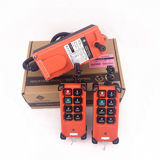 UTING F21-E1B Crane Wireless Remote Control 18-65V 65-440V AC DC for Hoist Crane Control Contact Is up to 8