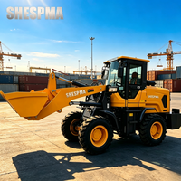 Chargeuse sur pneus pour engins de construction, type frontal, pompe hydraulique optionnelle, répondant aux différents besoins opérationnels des clients