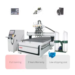 Holz bearbeitungs maschinen Holz fräser Tisch paneel Möbel Produktions linie Hoch leistungs 1325 ATC CNC Fräsmaschine