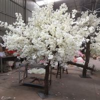 Arbre à Fleurs de Cerisier Artificiel Le Plus Vendu de 3 m de Hauteur, Faux Cerisier Décoratif d'Extérieur pour Décoration