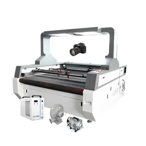 Hoge Snelheid Lage Kosten Automatische Camera Cnc Lasersnijmachine Co2 Lasersnijmachine Voor Stof
