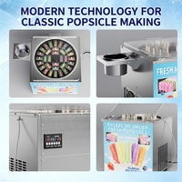 Commerciële ijslollymachine, snelkoelende ijslollymachine, fruit-yoghurt ijslollymaker voor winkels
