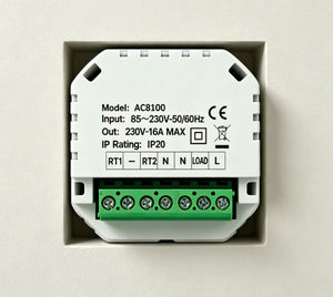 Telin AC 8100 WiFi estándar, 16A, sensor de temperatura externo - Product Image 2