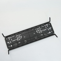 Cadre de plaque d'immatriculation en plastique européen 52*11cm 3d Gel Digital 4d Retro Letter Car License Plate Frame Cover