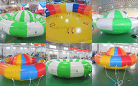 Summer Fun Water Games Flottant Spinner Boat Remorquable Gonflable Disco Boat