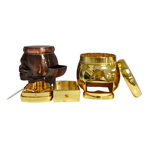 Fashion Design Colorful 4 Layers Zinc Alloy Customized Tobacco <b>Grinder</b> Manual <b>Herb</b> Crusher - Product Image 3