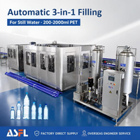 Usine d'embouteillage d'eau potable 12000-18000BPH, solution clé en main, formation des ingénieurs sur site, certifiée CE ISO9001