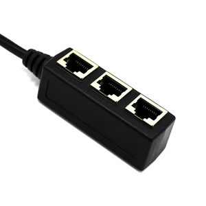 Conector RJ45 de alta calidad, 1 a <span class=keywords><strong>3</strong></span> macho a hembra, extensión de <span class=keywords><strong>3</strong></span> puertos, Cable Lan Ethernet - Product Image 3