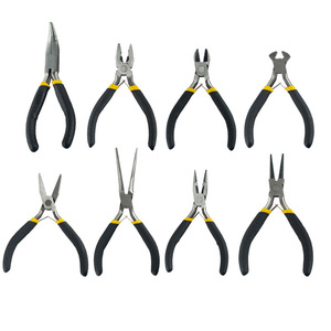 Mini Pliers Set 8 Piece Stainless Steel Jewelry Tools For Diy Craft Repair - Product Image 2