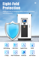 Chargeur rapide DC intelligent pour véhicules électriques OCPP DLB Wi-Fi LAN IP54 étanche, CCS2, plusieurs canaux de paiement, nouveau, 30 kW, usage commercial