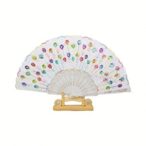 Abanico Plegable Ecológico de Plástico para Fiestas y Eventos, Ideal para Artículos Promocionales - Product Image 1