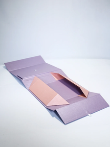 Boîte en carton pliable de luxe, emballage cadeau argenté, boîtes rigides en papier magnétique avec couvercle pour vêtements - Product Image 4