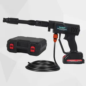 powerful battery-powered car pressure washer with high quality car wash spray gun with full range accessories