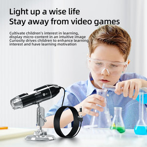 도매 3-in-1 <span class=keywords><strong>USB</strong></span> 인터페이스 포켓 디지털 현미경 1000배 줌 2MP 8LED 사진 및 비디오 블랙 - Product Image 4