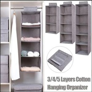 Hanging Closet Organizer <b>Fabric</b> PE Living Room Clothing <b>Boxes</b> Stainless Steel Other Home <b>Storage</b> & Organization Rectangle 2mm - Product Image 6