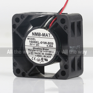 New NMB 12V 24V 48V DC 5V 0.49A AC EC 4020 40X40X20MM 4CM Server Switch High <strong>air</strong> Capacity Three Wire 1608KL-01W-B59 Cooling Fan - Product Image 2