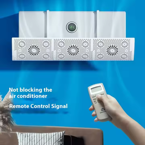 Climatiseur <span class=keywords><strong>mural</strong></span> ABS avec <span class=keywords><strong>déflecteur</strong></span> de vent à installation facile pour une utilisation au bureau à domicile - Product Image 2