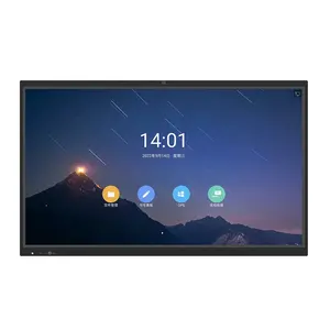 55 65 75 86 Inch Touch Lcd Monitor Smart Interactief Whiteboard Grote Lcd-Reclame Display Touchscreen Digitaal Bord Led 16:9
