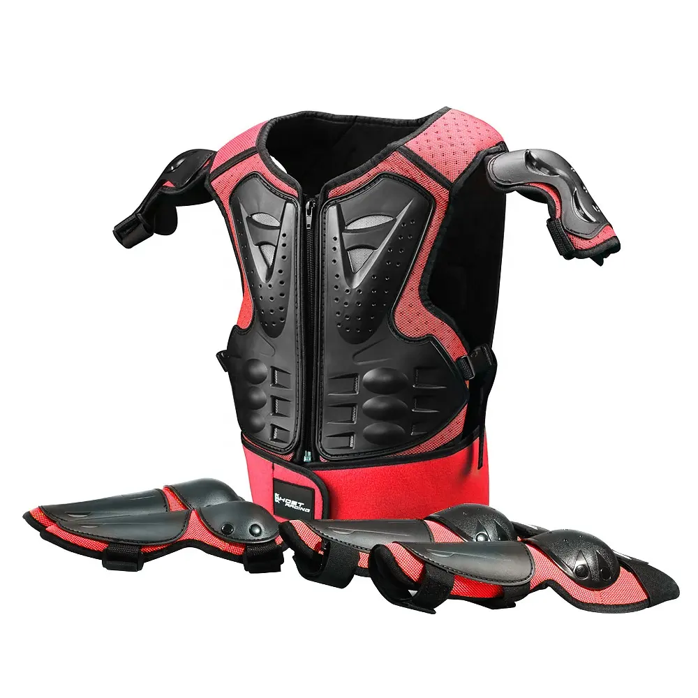 Enfants Cyclisme Armure Garçons Filles Moto Armure Gilet Plein Corps Armure Veste De Protection Enfant Universel Fit Moto VTT