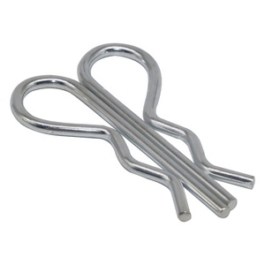 ZM 0685 150 Uds <span class=keywords><strong>Hitch</strong></span> R Pin Clip surtido Kit herramienta acero R tipo resorte Chaveta Pin forma de onda Clip dividido abrazadera pelo Tractor Pin - Product Image 4