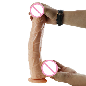 Grand gode réaliste, marron, grande taille, gode en PVC, gland volumineux, ventouse puissante, adapté à une utilisation mains libres, jouet sexuel pour adultes - Product Image 6