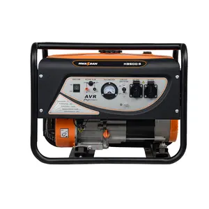 Hwasdan OEM rendah rpm 5kw ac sinkronis gas/lpg generator 6kw generator bahan bakar ganda alternator 220v 5kw