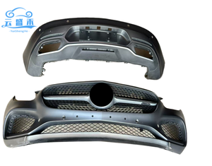 Parachoques de coche delantero y trasero de alta calidad para <span class=keywords><strong>mercedes</strong></span>-benz <span class=keywords><strong>AMG</strong></span> <span class=keywords><strong>GT</strong></span> 190 actualizar y reemplazar recortes de escape fácil instalación - Product Image 1