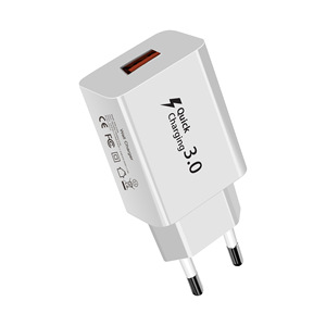Adaptador de carga rápida estándar europeo QC18W, compatible con Samsung S7, S8, S9 y Apple 15, enchufe USB de carga rápida. - Product Image 3