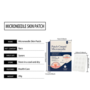 Parche de microagujas para el acné, adhesivo de PE, pegatina facial para imperfecciones, impermeable, de una sola cara, para el cuidado de la piel - Product Image 4