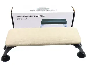 BQAN Custom High Quality Professinal Nail Arm Hand Rest Pillow PU Leather Nail Holder For Manicure