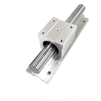 Rail de guidage linéaire rond en aluminium pour routeur CNC, axe de 16 mm, SBR16, SBR16-1000 mm, avec bloc coulissant à roulement SBR16UU