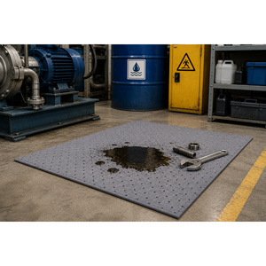 Almohadilla Absorbente Lite Gris 40x50cm - Tapete Universal de Fibra de Polipropileno Hidrófilo - Product Image 5