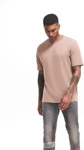 Camiseta de cuello redondo de algodón 100% Premium para hombre, peso pesado, longitud larga, patrón de personajes, tallas - Product Image 3