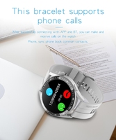 Reloj Inteligente Redondo Más Barato con Llamadas Bluetooth, Precio de Fábrica, Reloj Móvil, Reloj Inteligente Deportivo para la Salud, para Teléfono Celular