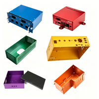 Boîtier électronique en acier inoxydable de haute précision, fabrication sur mesure en tôle, traitement de surface par sablage, tolérance