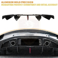 Lèvre de diffuseur arrière en fibre de carbone sèche style V pour Lotus Emira Car Modified Parts