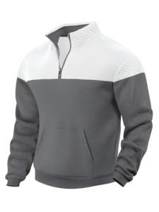 Sudadera personalizada con media cremallera y diseño ligero para capas superpuestas, ideal para minoristas de artículos deportivos. - Product Image 5