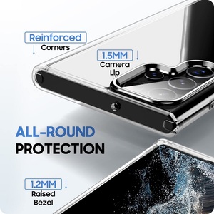 Nuova Custodia in Vetro Temperato Trasparente per Telefono, Vendita all'Ingrosso di <span class=keywords><strong>Cover</strong></span> per Cellulari <span class=keywords><strong>Samsung</strong></span> <span class=keywords><strong>S22</strong></span>, S23, S24, S25 Ultra - Product Image 4