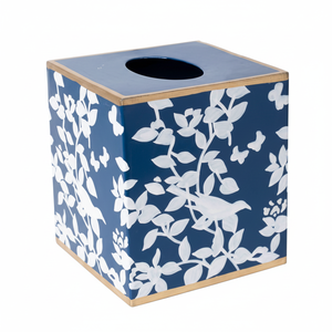 Caja de pañuelos con incrustaciones de hueso exquisita, soporte de pañuelos decorativo hecho a mano, diseño de incrustaciones de hueso elegante, soporte de pañuelos exquisito de f s i - Product Image 1