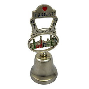 Campana Tibetana <span class=keywords><strong>de</strong></span> Hierro Fundido Personalizada <span class=keywords><strong>de</strong></span> Fábrica al por Mayor, Recuerdo <span class=keywords><strong>de</strong></span> Metal Plateado y Latón para Bodas - Product Image 2